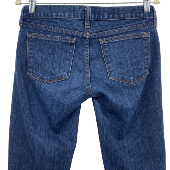 J. Crew Low-Rise Blue Jeans SZ 25 (0) Denim Toothpick Skinny Ankle Medium Wash - Picture 5 of 14
